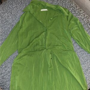 Abercrombie tie-front collared dress